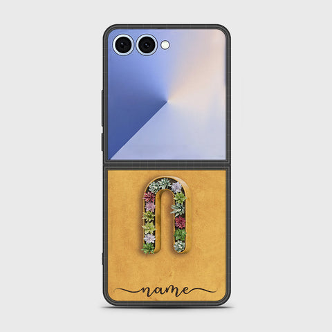 Samsung Galaxy Z Flip 7 - Personalized Alphabet Series - HQ Premium Shine Durable Shatterproof Case