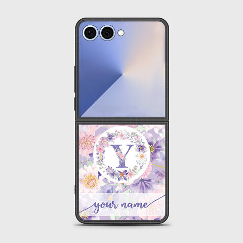 Samsung Galaxy Z Flip 7 - Personalized Alphabet Series - HQ Premium Shine Durable Shatterproof Case
