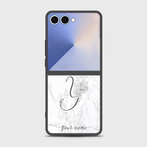 Samsung Galaxy Z Flip 7 - Personalized Alphabet Series - HQ Premium Shine Durable Shatterproof Case