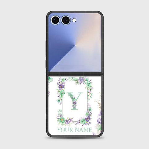 Samsung Galaxy Z Flip 7 - Personalized Alphabet Series - HQ Premium Shine Durable Shatterproof Case