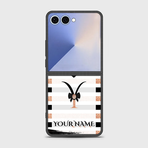 Samsung Galaxy Z Flip 7 - Personalized Alphabet Series - HQ Premium Shine Durable Shatterproof Case