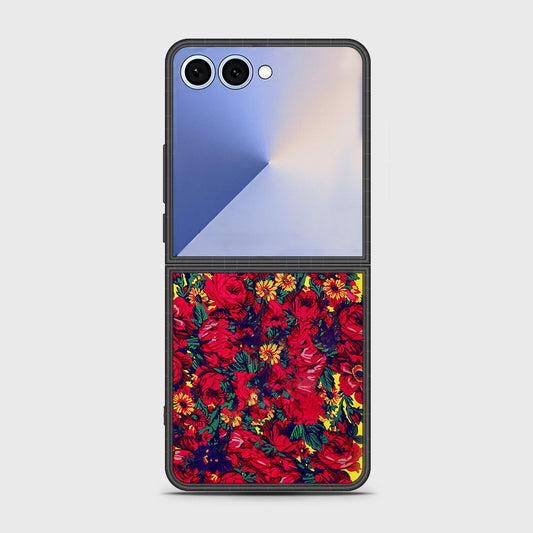 Samsung Galaxy Z Flip 7 - Floral Series - HQ Premium Shine Durable Shatterproof Case