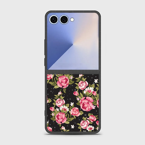 Samsung Galaxy Z Flip 7 - Floral Series - HQ Premium Shine Durable Shatterproof Case