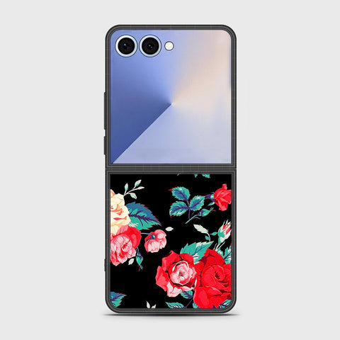 Samsung Galaxy Z Flip 7 - Floral Series - HQ Premium Shine Durable Shatterproof Case