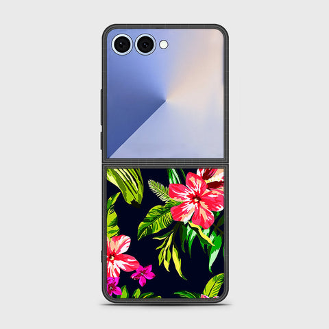 Samsung Galaxy Z Flip 7 - Floral Series - HQ Premium Shine Durable Shatterproof Case