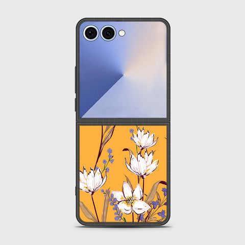 Samsung Galaxy Z Flip 7 - Floral Series - HQ Premium Shine Durable Shatterproof Case