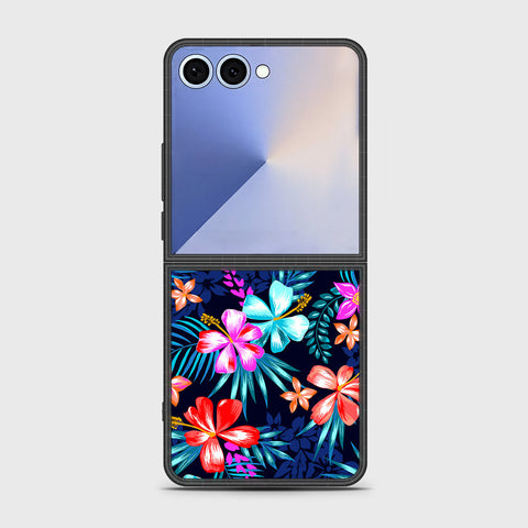 Samsung Galaxy Z Flip 7 - Floral Series - HQ Premium Shine Durable Shatterproof Case