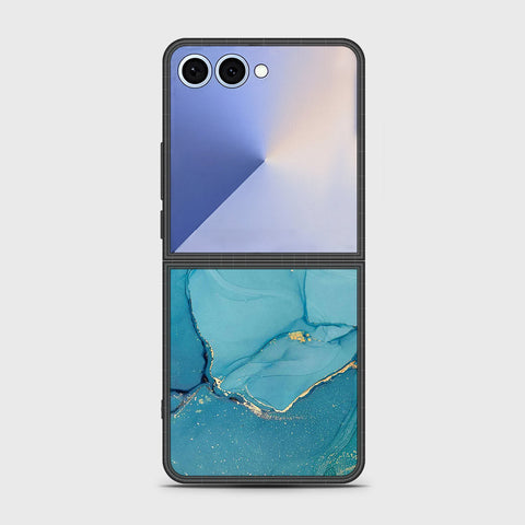 Samsung Galaxy Z Flip 7 - Mystic Marble Series - HQ Premium Shine Durable Shatterproof Case