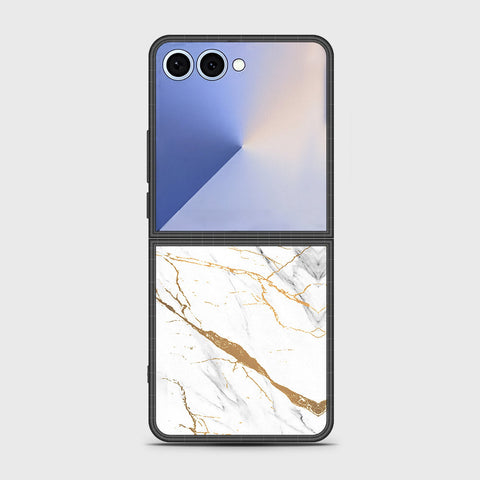 Samsung Galaxy Z Flip 7 - Mystic Marble Series - HQ Premium Shine Durable Shatterproof Case