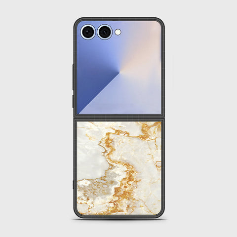 Samsung Galaxy Z Flip 7 - Mystic Marble Series - HQ Premium Shine Durable Shatterproof Case