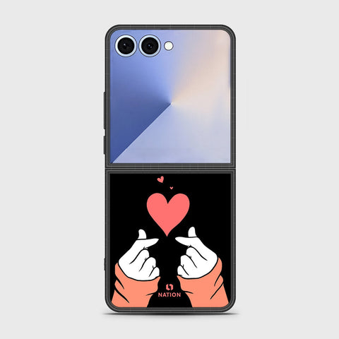 Samsung Galaxy Z Flip 7 - Onation Heart Series - HQ Premium Shine Durable Shatterproof Case