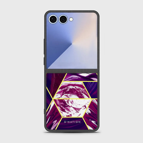 Samsung Galaxy Z Flip 7 - O'Nation Shades of Marble Series - HQ Premium Shine Durable Shatterproof Case