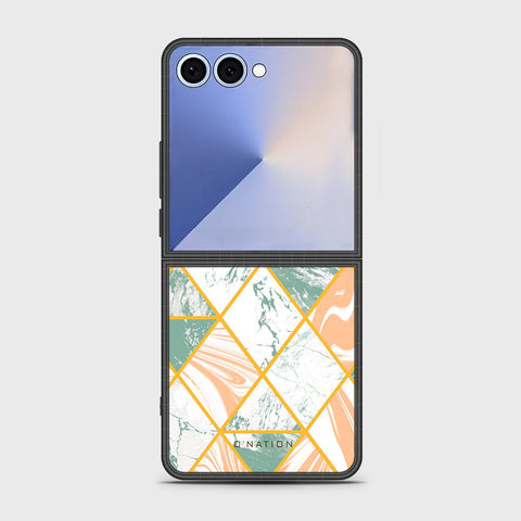 Samsung Galaxy Z Flip 7 - O'Nation Shades of Marble Series - HQ Premium Shine Durable Shatterproof Case