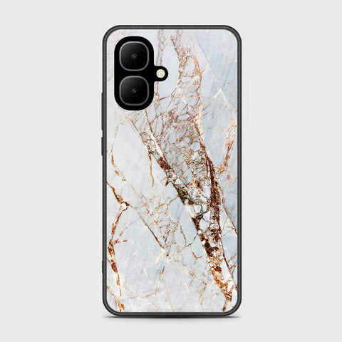 Infinix Smart 10 - White Marble Series - HQ Premium Shine Durable Shatterproof Case
