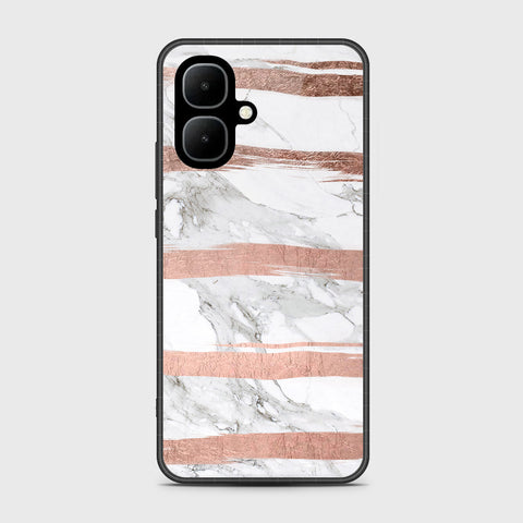 Infinix Smart 10 - White Marble Series - HQ Premium Shine Durable Shatterproof Case
