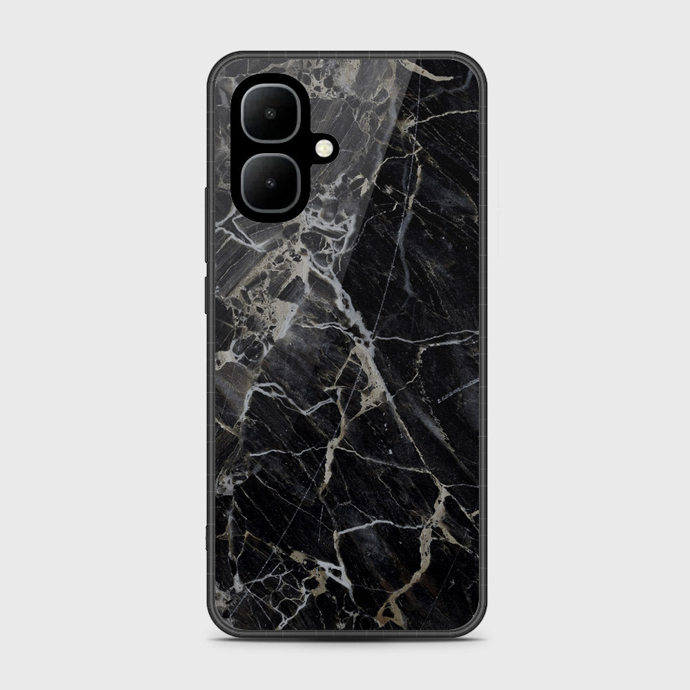 Infinix Smart 10 - Black Marble Series - HQ Premium Shine Durable Shatterproof Case