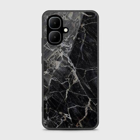 Infinix Smart 10 - Black Marble Series - HQ Premium Shine Durable Shatterproof Case