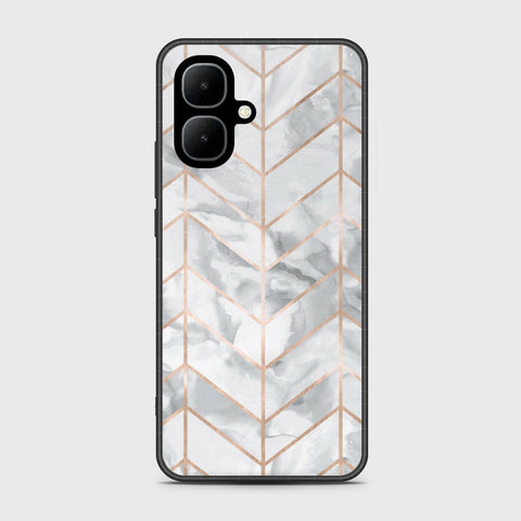 Infinix Smart 10 - White Marble Series 2 - HQ Premium Shine Durable Shatterproof Case