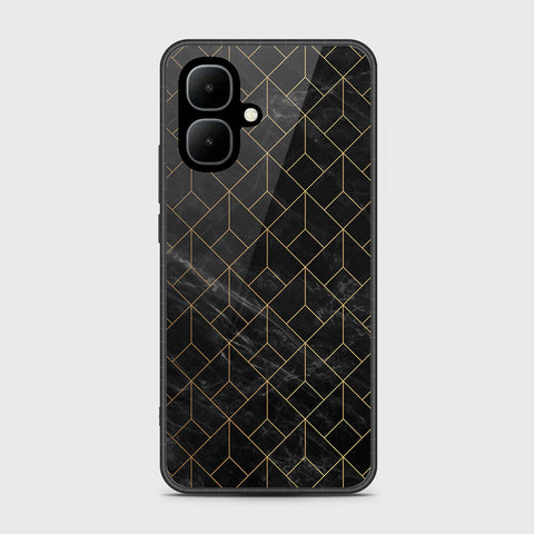 Infinix Smart 10 - Black Marble Series - HQ Premium Shine Durable Shatterproof Case