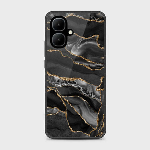 Infinix Smart 10 - Black Marble Series - HQ Premium Shine Durable Shatterproof Case