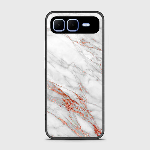Infinix Smart 10 Plus - White Marble Series - HQ Premium Shine Durable Shatterproof Case