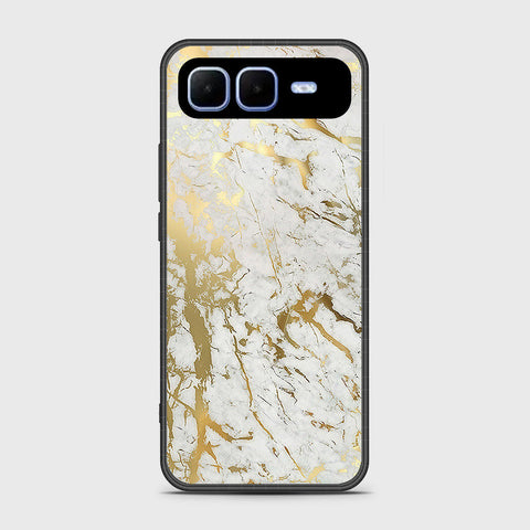 Infinix Smart 10 Plus - White Marble Series - HQ Premium Shine Durable Shatterproof Case