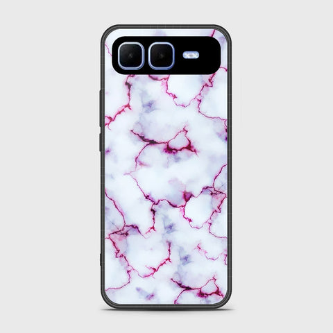 Infinix Smart 10 Plus - White Marble Series - HQ Premium Shine Durable Shatterproof Case