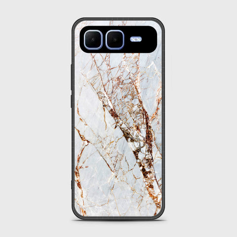 Infinix Smart 10 Plus - White Marble Series - HQ Premium Shine Durable Shatterproof Case