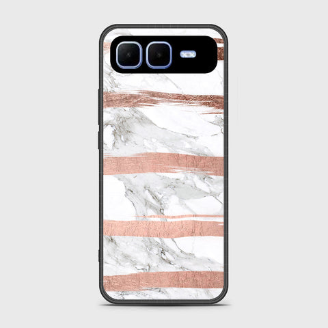 Infinix Smart 10 Plus - White Marble Series - HQ Premium Shine Durable Shatterproof Case