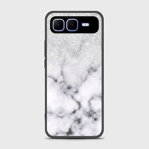 Infinix Smart 10 Plus - White Marble Series - HQ Premium Shine Durable Shatterproof Case