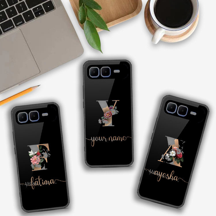 Infinix Smart 10 Plus - Personalized Alphabet Series - HQ Premium Shine Durable Shatterproof Case