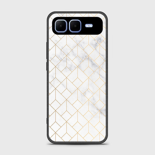 Infinix Smart 10 Plus - White Marble Series 2 - HQ Premium Shine Durable Shatterproof Case