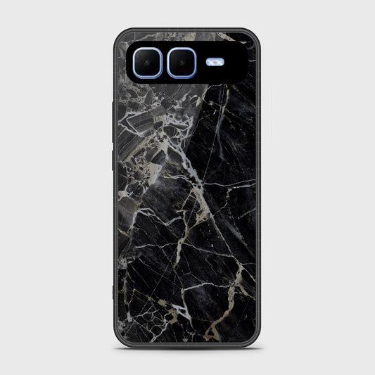 Infinix Smart 10 Plus - Black Marble Series - HQ Premium Shine Durable Shatterproof Case