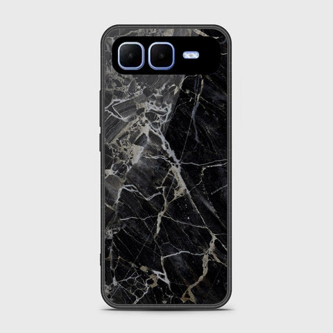 Infinix Smart 10 Plus - Black Marble Series - HQ Premium Shine Durable Shatterproof Case