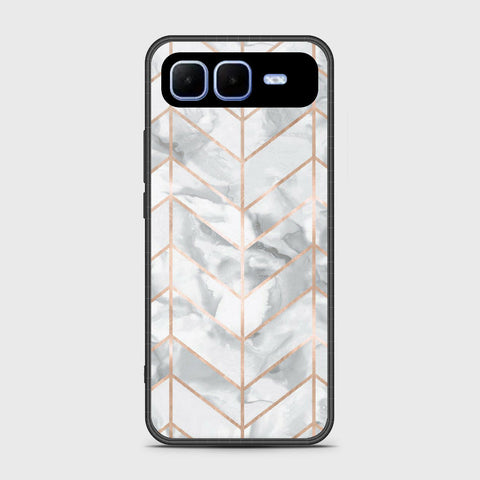 Infinix Smart 10 Plus - White Marble Series 2 - HQ Premium Shine Durable Shatterproof Case