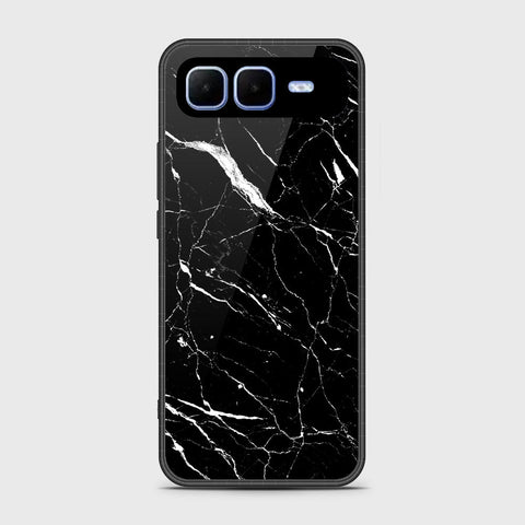 Infinix Smart 10 Plus - Black Marble Series - HQ Premium Shine Durable Shatterproof Case