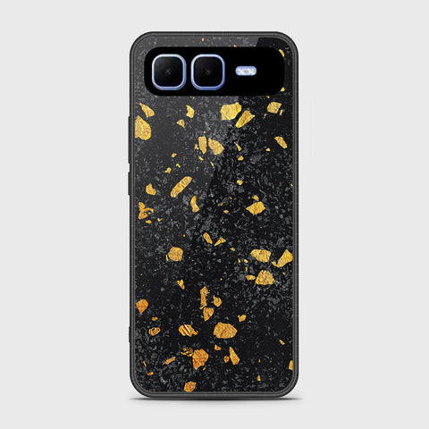 Infinix Smart 10 Plus - Black Marble Series - HQ Premium Shine Durable Shatterproof Case