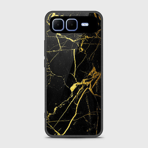 Infinix Smart 10 Plus - Black Marble Series - HQ Premium Shine Durable Shatterproof Case
