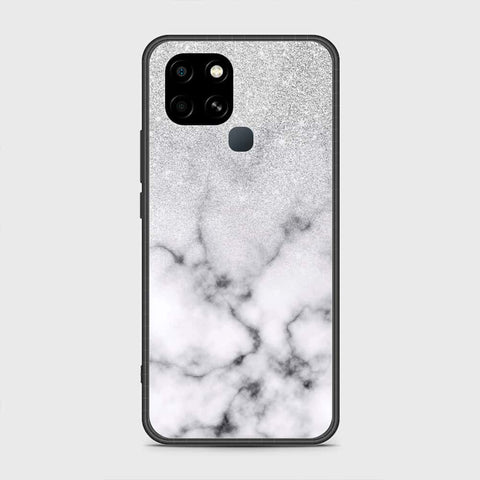 Infinix Smart 6 HD Cover - White Marble Series - HQ Premium Shine Durable Shatterproof Case