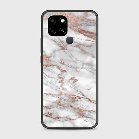 Infinix Smart 6 Cover - White Marble Series 2 - HQ Premium Shine Durable Shatterproof Case