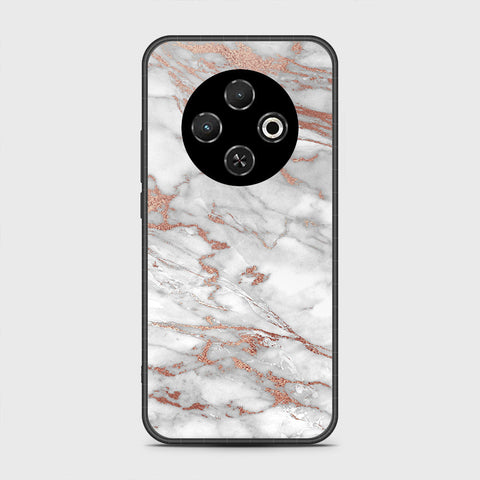 Tecno Spark 30C 4G - White Marble Series 2 - HQ Premium Shine Durable Shatterproof Case