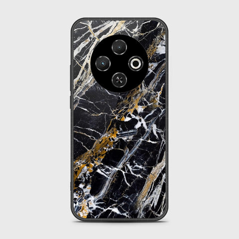 Tecno Spark 30C 4G - Black Marble Series - HQ Premium Shine Durable Shatterproof Case