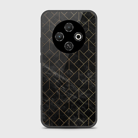 Tecno Spark 30C 4G - Black Marble Series - HQ Premium Shine Durable Shatterproof Case