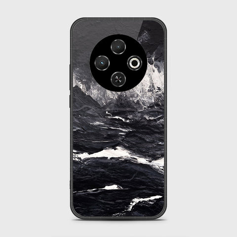Tecno Spark 30C 4G - Black Marble Series - HQ Premium Shine Durable Shatterproof Case