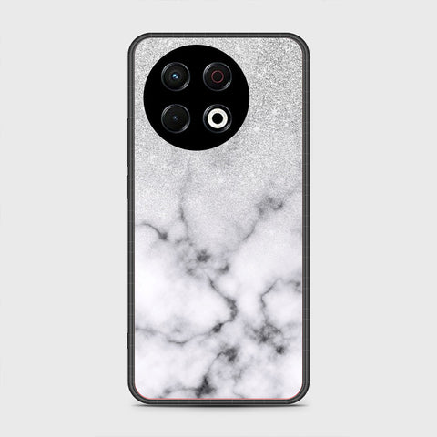Tecno Spark 30 Pro - White Marble Series - HQ Premium Shine Durable Shatterproof Case