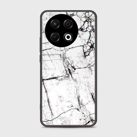 Tecno Spark 30 Pro - White Marble Series 2 - HQ Premium Shine Durable Shatterproof Case