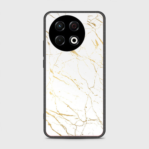 Tecno Spark 30 Pro - White Marble Series 2 - HQ Premium Shine Durable Shatterproof Case