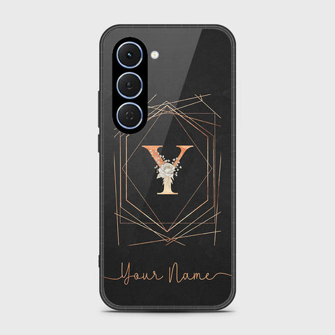 Tecno Spark 40 Pro - Personalized Alphabet Series - HQ Ultra Shine Premium Infinity Glass Soft Silicon Borders Case