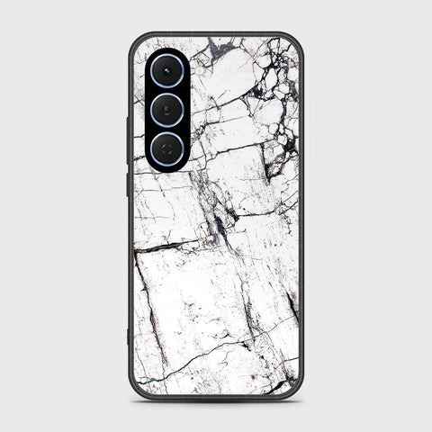 Tecno Spark 40 Pro - White Marble Series 2 - HQ Ultra Shine Premium Infinity Glass Soft Silicon Borders Case