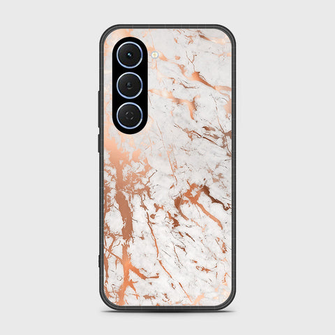 Tecno Spark 40 Pro - White Marble Series 2 - HQ Ultra Shine Premium Infinity Glass Soft Silicon Borders Case
